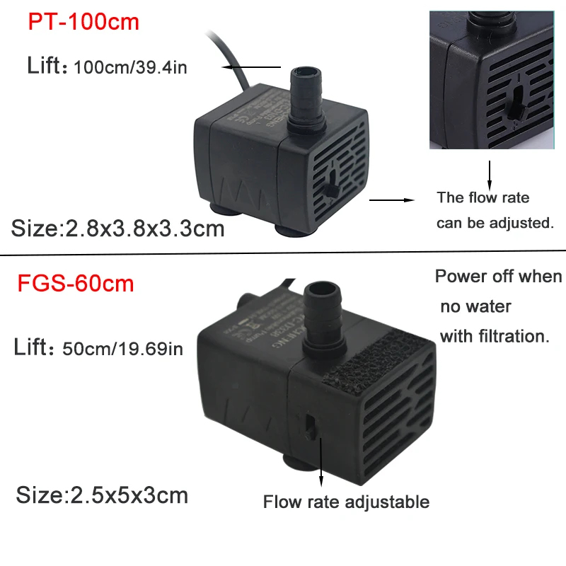 USB Aquarium Submersible Water - Aquael Filter Fzn 评论和价格