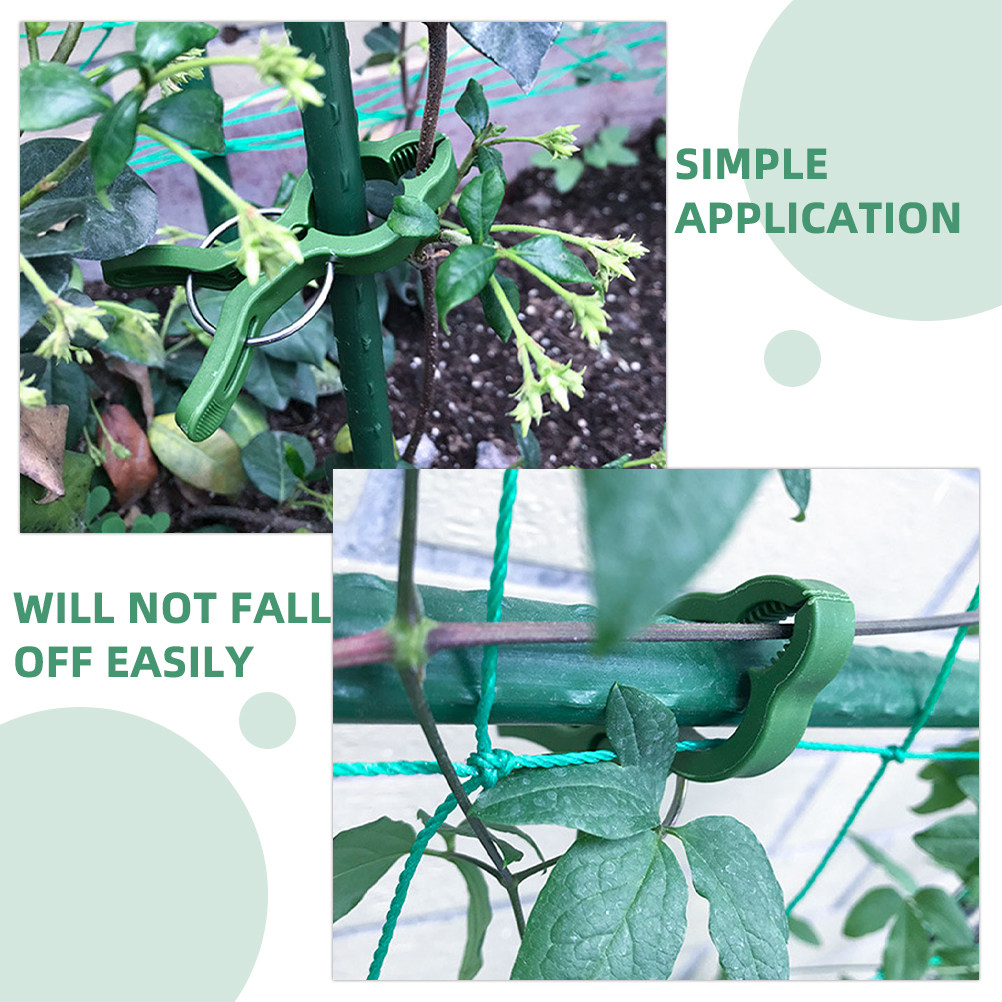 60Pcs Garden Plant Clips Plast - Vine Climbing Plastic 评论和价格