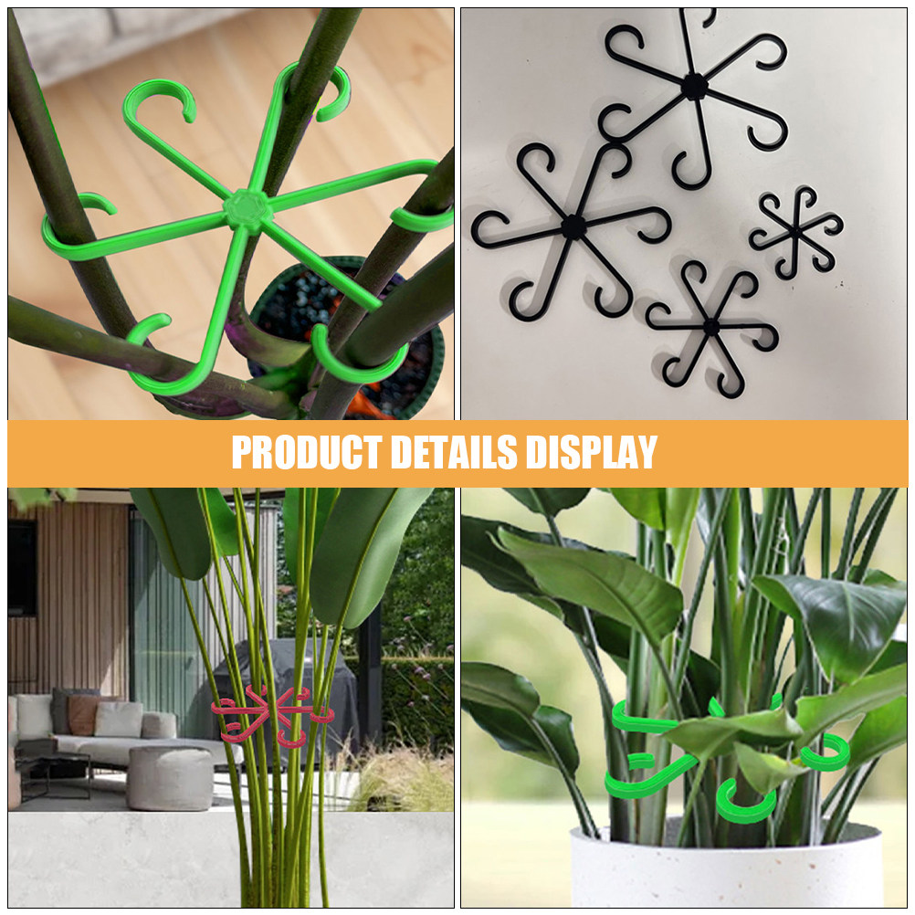 12Pcs Plant Support Clips for  - Vine Climbing Plastic 评论和价格